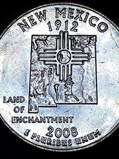 2008 D New Mexico State Quarter Uncirculated Ungraded Mint Condition picture