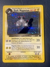 Dark Magneton 11/82 Team Rocket Holo. Pre-Owned Rare picture