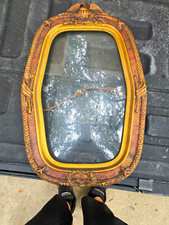 Antique Eagle USA Picture Frame Gold Gilt Wood Patriotic Federal Style picture