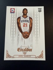 2014-15 Panini Excalibur Joel Embiid #178 Rookie RC Philadelphia 76ers picture