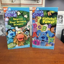 Nick JR Blues Room Blues Clues Alphabet /Wildest Dreams VHS LOT LATE RELEASE picture