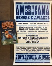 Led Zeppelin / Robert Plant “Americana Music Honors”  2026  Poster & Program  picture