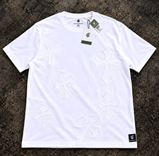 Rocawear Men's White Crew Neck Short Sleeve Embroidered Cross Graphic Tee S/P picture