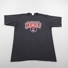 Vintage Miami Heat Shirt Men 2XL Black NBA Basketball Mesh Knights Athletics Y2K picture