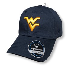 West Virginia Mountaineers Hat Cap Mens Adjustable Blue TOTW WVU NCAA picture