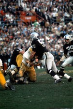 Dan Conners Of The Oakland Raiders In Action 1968 OLD FOOTBALL PHOTO picture