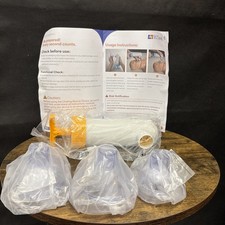 Choking Rescue Kit Portable Suction Pump Safety Tool w/ 3 Size Masks BRAND NEW picture