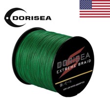 Dorisea 100M-2000M Green Extreme PE Dynema Braided Fishing Line 6LB-500LB USA picture