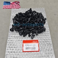 OEM 50X 10mm Clips Bumper Rivets Retainer Fastener Hood Fender For Honda Acura picture
