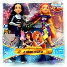 DC Super Hero Intergalactic Sisters Blackfire & Starfire 12” Deluxe Doll 2 Pack picture