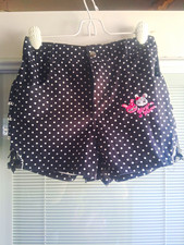 Vintage Mezzo Piano Polka Dot Ruffle Embroidered Shorts XS-SM Early Mascot picture