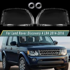 Left+Right 1 Pair For 2014-2016 Land Rover Discovery 4 LR4 Headlight Lens Covers picture