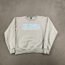 Ivysport Columbia University Sweatshirt Gray Crewneck Mens Small S 34-36 picture
