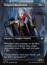 Vengeful Bloodwitch (Borderless) 325 U FDN MTG NM picture