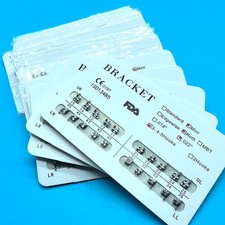 50 Sets Dental Orthodontic Metal Brackets Braces Mini Roth 022 345 Hooks MIM picture