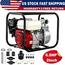6.5HP 4 Stroke Gasoline Engine Water Pump 2 in Gas-Powered Semi-Trash Water Pump picture
