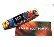 ZOX **THIS IS YOUR SEASON** Silver Single Wristband w/Card You Choose Size NIP picture