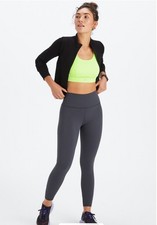 Fabletics Powerhold Define High Rise Tight Leggings Gray Small Workout Yoga picture