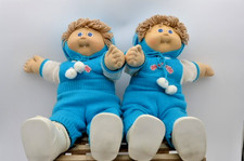 Vintage 1978-1982 Original Cabbage Patch Twin Boys Birth Certificate Blue Eyes picture