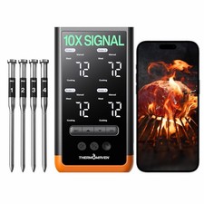ThermoHaven G4 Wireless Meat Thermometer | Smart App Control | Grill BBQ Smoker picture