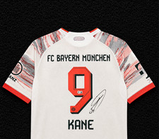 SIGNED Harry Kane Bayern Munich #9 Soccer Jersey (READ) picture
