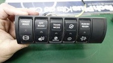 4057689C4 International Navistar Rocker Switch Panel FIVE Switches picture