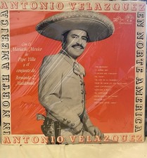 Antonio Velazquez - En Norte America - Rare Bolero Vinyl LP, Pan Americana picture
