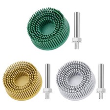 3Pcs Bristle Disc 2 Inch Gasket Remover Wheel Tool - 50#, 80#, 120# Size, picture