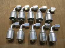10 Pack Genuine Parker Hydraulic Hose Fittings 13943-6-6 3/8