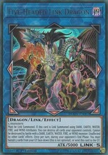 Yugioh Five-Headed Link Dragon 1st Edition Ultra Rare DUOV-EN007 NM picture