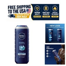 NIVEA MEN Cool Body Wash 3-in-1 Icy Menthol & Yuzu 16.9 fl oz picture