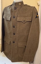 WWI K troop, 3rd Cavalry Regt, 3rd CORPS • M1917 “British Contract” Service Coat picture