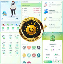 Pokémon Acc Go ⭐️ Level 70 ⭐️Random 2 -10 Shiny  - PTC picture