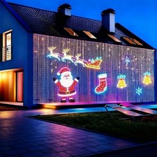 Smart LED Curtain Light Fairy App Control Music Sync Waterproof Christmas Decor picture