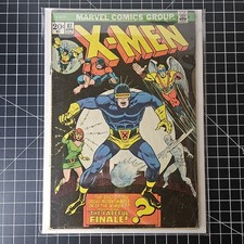 Uncanny X-Men 87 New Suits Cyclops Origin Roy Thomas Marvel Comics 1974 GD picture