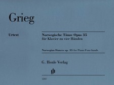 Norwegian Dances Op.35 Piano Duet for 4 Hands Book NEW 051481283 picture