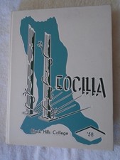 1958 Black Hills College 'Eociha' Yearbook picture