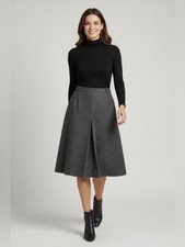 Vintage Del Mod Skirt Pure Laine Made in Germany picture