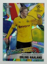 2020-21 Topps Chrome sapphire future stars aqua /150-Erling Haaland picture