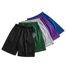 5-Pack Men's Athletic Shorts with Pockets Gym Basketball Workout Quick Dry picture