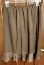 I.N. Studio Womens Brown Skirt, Size 1X, NWT,  picture
