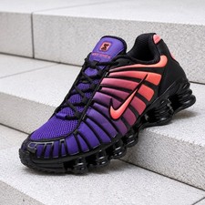 Nike Shox TL Court Purple Hot Lava AV3595-501 Men's Size New picture
