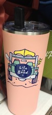 Life Is Good 25 Oz Tumbler Peach picture