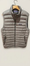 Patagonia Down Sweater Vest Men's Large Gray 800 Fill Goose Down Puffer picture