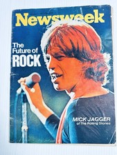 Vintage Newsweek Magazine January 4 1971 Issue Mick Jagger The Future Of Rock picture