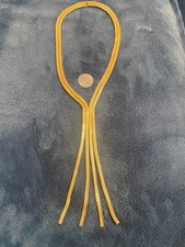 vintage hobe heavy mid century gold tone chain dangling necklace picture