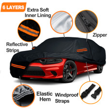 6 Layer CUSTOM For Dodge Charger OUTDOOR INDOOR CAR COVER All Weather Waterproof picture