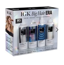 IGK Big Time Volumizing Hair Set (4-Piece Kit) NEW/FACTORY SEALED picture