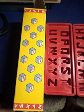 Vintage 1985 ABC ICE Alphabet Ice Cube Trays A-Z Texasworks Red Original Box picture