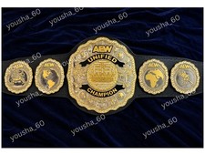 Custom Unified AEW International-Continental Championship Fan Belt 2mm Brass picture